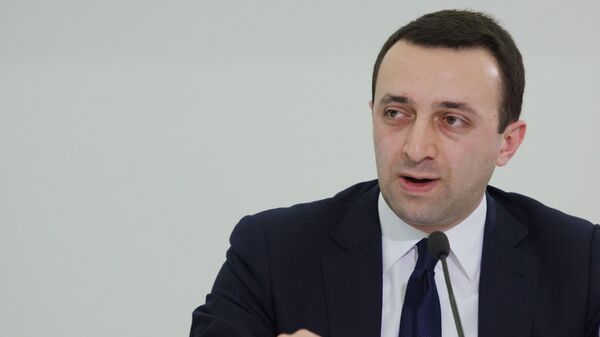 Пресс-конференция главы грузинского МВД Ираклия Гарибашвили