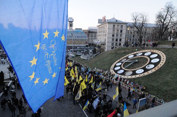 Годовщина начала событий на киевском Майдане