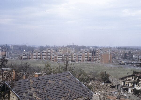 Город Вуковар после освобождения от хорватских гвардейцев