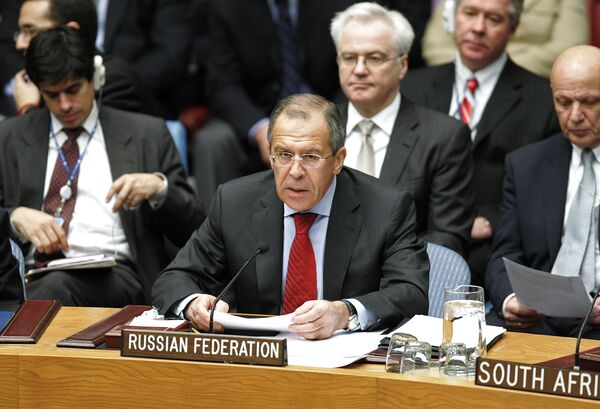 Глава МИД РФ Сергей Лавров выступил на заседании Совета Безопасности ООН в Нью-Йорке