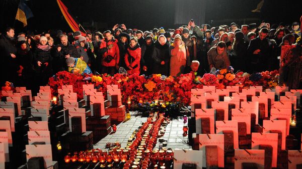 Годовщина событий на киевском Майдане