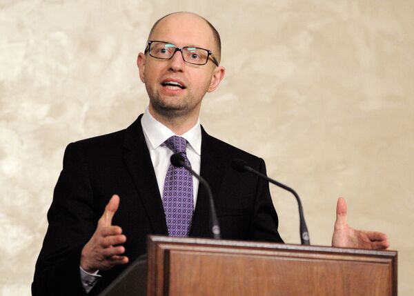 Премьер-министр Украины А. Яценюк провел рабочую встречу с премьер-министром Эстонии Т. Рыйвасом