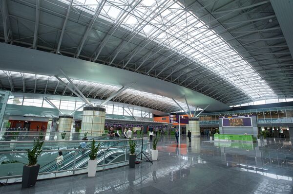 Открытие нового терминала Киевского международного аэропорта