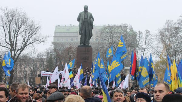 Митинг За европейскую Украину в Киеве