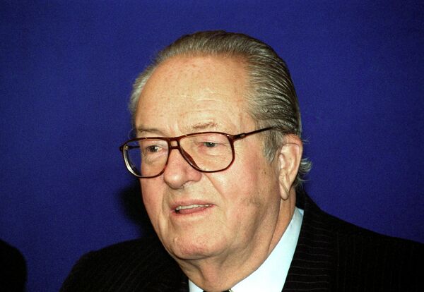 Председатель партии Национальный фронт Франции Жан-Мари Ле Пен