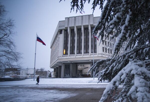 Снегопад в Симферополе Снегопад в Симферополе