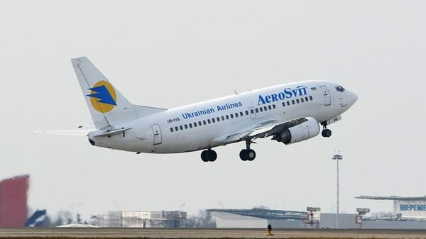 Boeing-737 в аэропорту Шереметьево