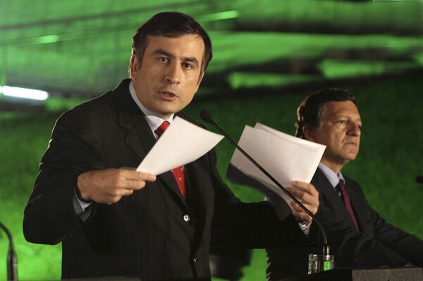 Михаил Саакашвили, Жозе Мануэл Баррозу