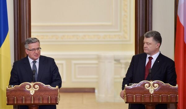 Встреча президента Украины П.Порошенко и президента Польши Б.Коморовского Встреча президента Украины П.Порошенко и президента Польши Б.Коморовского