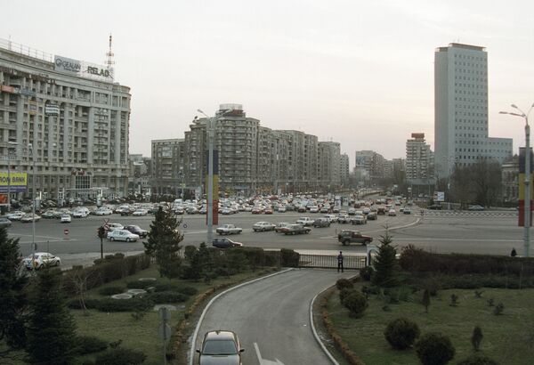 Вид города Бухареста