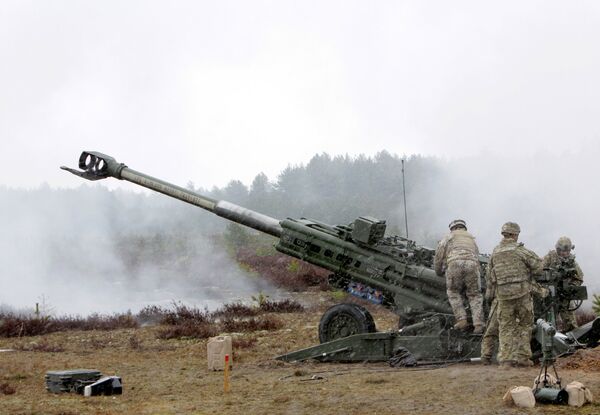 Военные учения НАТО Operation Summer Shield на полигоне Адажи в Латвии Военные учения НАТО Operation Summer Shield на полигоне Адажи в Латвии