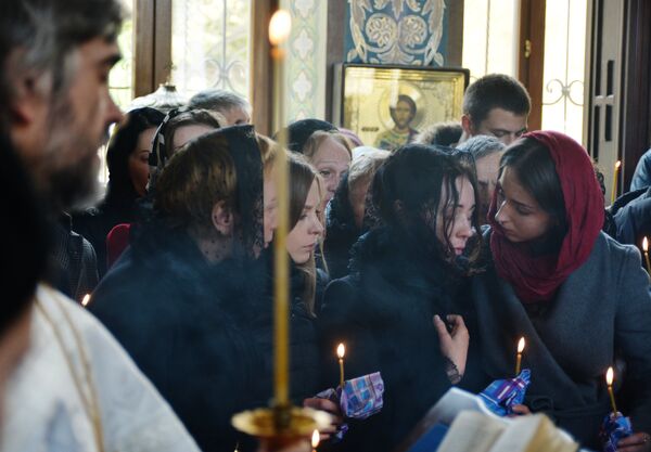 Похороны журналиста Олеся Бузины в Киеве