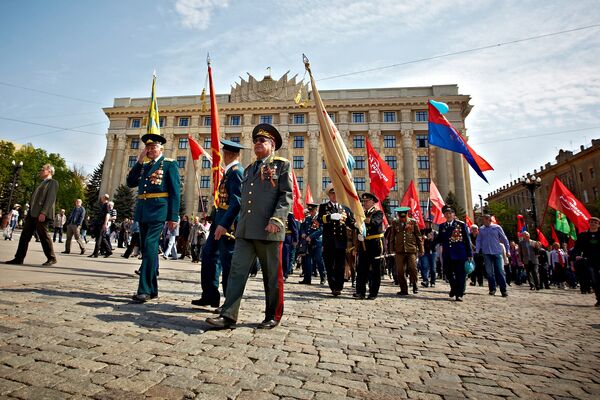 Шествия и митинги в честь Первомая на Украине