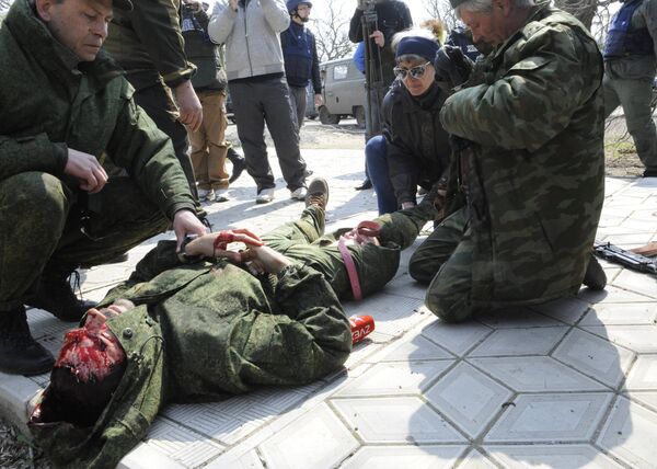 Журналист телеканала Звезда ранен в Донбассе