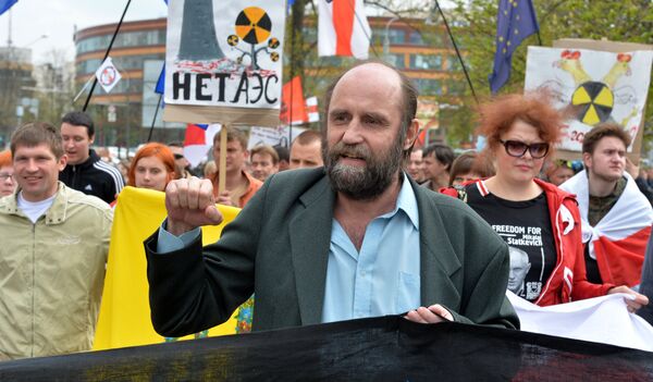 Шествие белорусской оппозиции Чернобыльский шлях