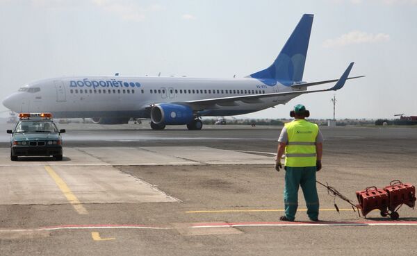 Самолет авиакомпании Добролет совершил посадку в Симферополе