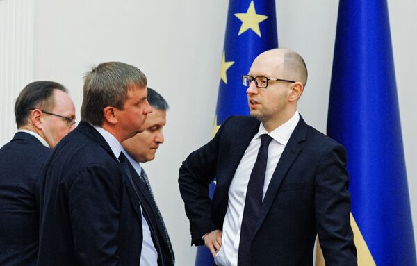 А.Яценюк провел заседание кабинета Министров Украины