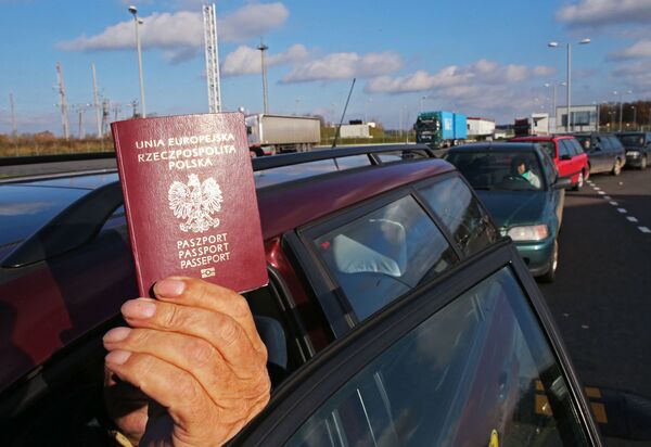 Пограничный пункт перехода Мамонтово-2 на границе с Польшей