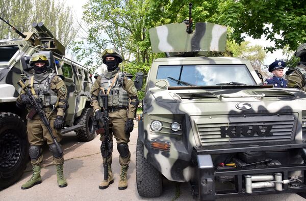 Смотр военной техники на Куликовом поле в Одессе