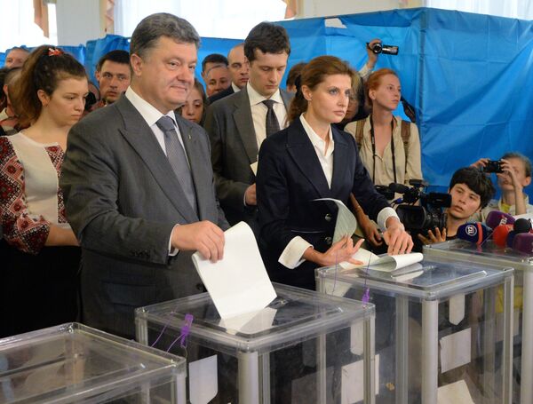 Голосование кандидатов в президенты Украины