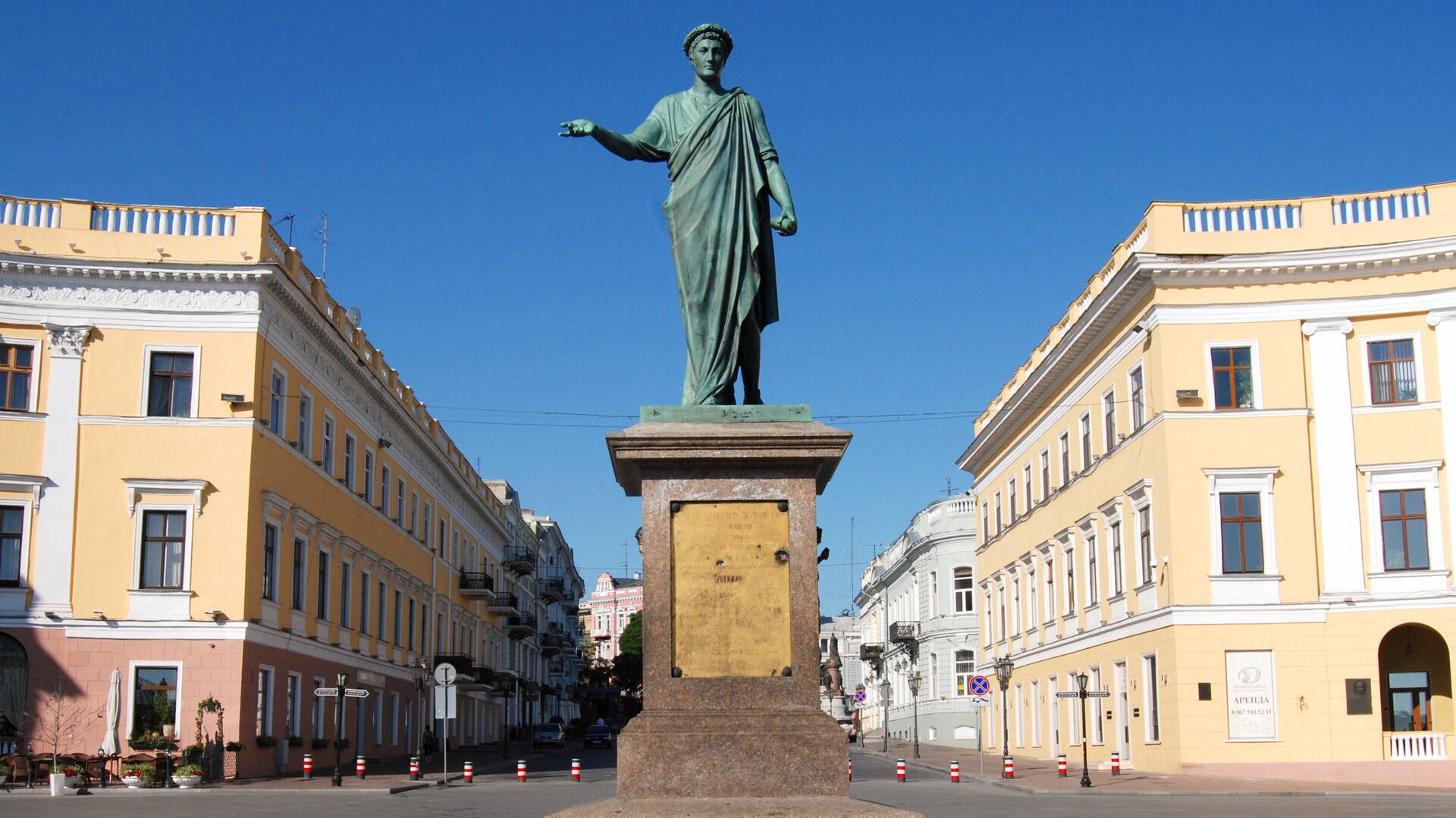 Памятник Дюку де Ришелье в Одессе - РИА Новости, 1920, 06.09.2022