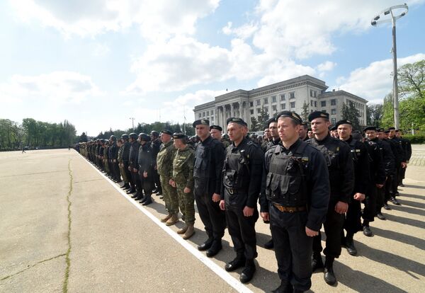 Смотр военной техники на Куликовом поле в Одессе