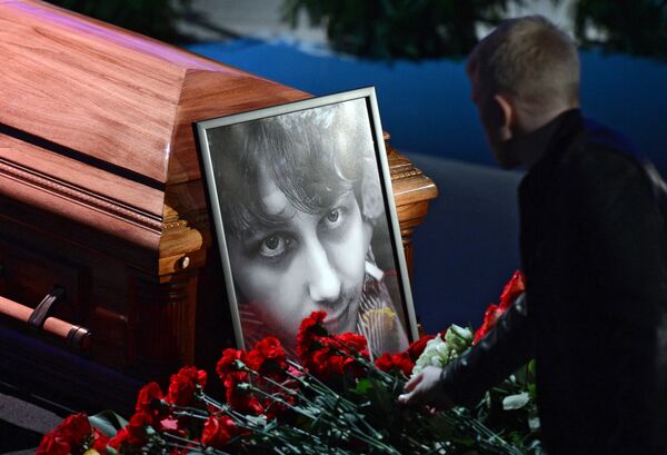 Прощание с журналистом ВГТРК Антоном Волошиным Прощание с журналистом ВГТРК Антоном Волошиным