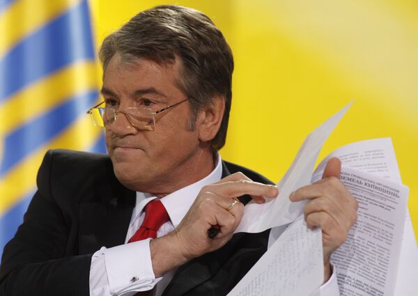 Виктор Ющенко провел итоговую годовую пресс-конференцию