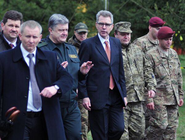 Американские военные инструкторы прибыли на Украину Американские военные инструкторы прибыли на Украину