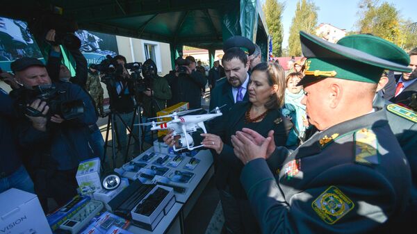 Встреча руководства пограничного ведомства с уполномоченным Государственного департамента США В.Нуланд и послом США в Украине Д.Пайеттом