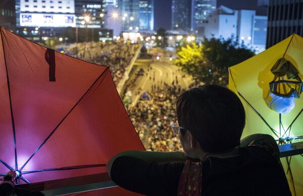Акция протестов Occupy Central в Гонконге Акция протестов Occupy Central в Гонконге