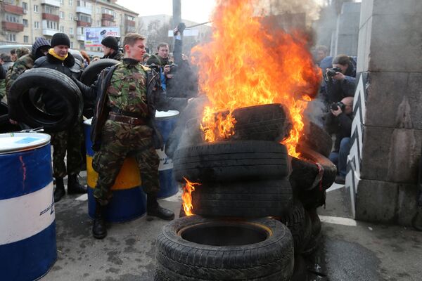 Акция протеста батальона Айдар в Киеве Акция протеста батальона Айдар в Киеве