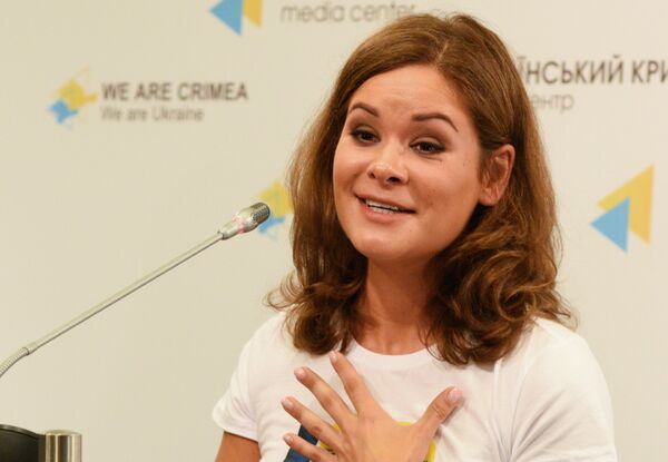 Пресс-конференция Марии Гайдар в Киеве Пресс-конференция Марии Гайдар в Киеве