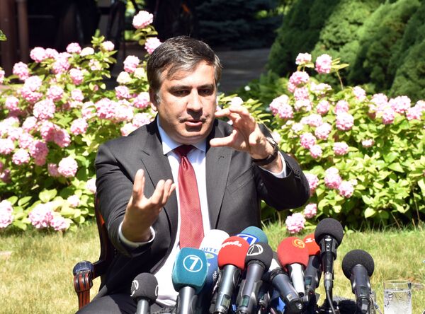 Пресс-конференция М.Саакашвили и посла США на Украине Джеффри Пайетту