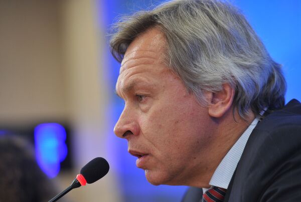 Пресс-конференция депутата Госдумы РФ Алексея Пушкова Пресс-конференция депутата Госдумы РФ Алексея Пушкова