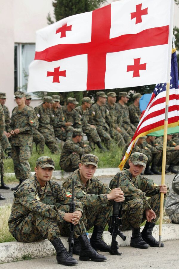 Церемония открытия международных военных учений «Immediate Response - 2008» Церемония открытия международных военных учений «Immediate Response - 2008»