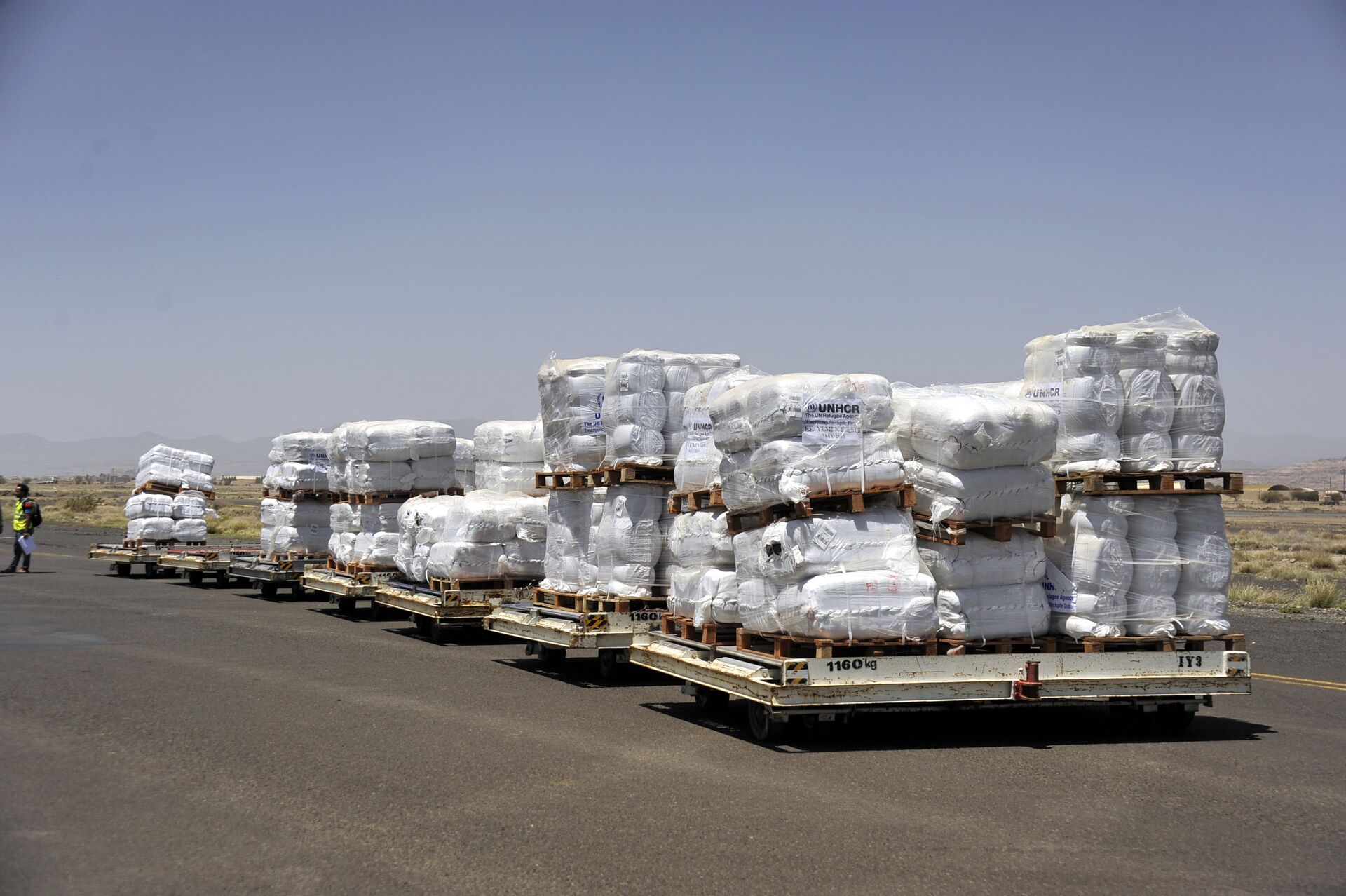 В Йемен доставлена гуманитарная помощь ООН - РИА Новости, 1920, 14.06.2022
