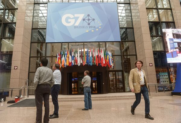 Подготовка к открытию саммита стран G7