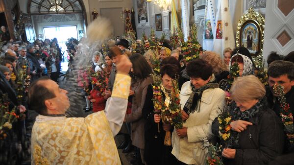 Вербное воскресенье во Львовской области