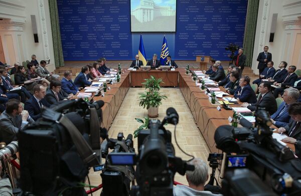 Расширенное заседание правительства Украины
