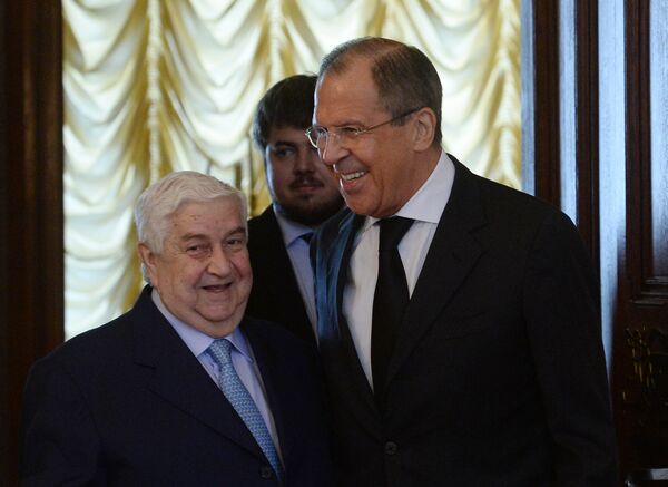 Встреча глав МИД РФ и Сирии С.Лаврова с В.Муаллемом Встреча глав МИД РФ и Сирии С.Лаврова с В.Муаллемом