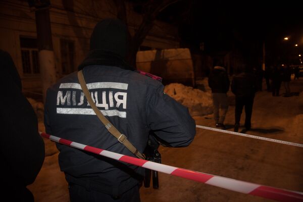 Взрыв в Одессе у волонтерского центра Взрыв в Одессе у волонтерского центра