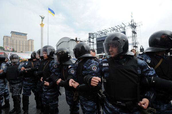 Акция Защити украинский язык В Киеве