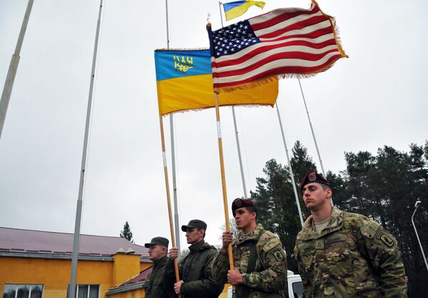 Американские военные инструкторы прибыли на Украину Американские военные инструкторы прибыли на Украину