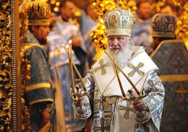 Патриарх Кирилл открыл памятник Владимиру Крестителю в Смоленске Патриарх Кирилл открыл памятник Владимиру Крестителю в Смоленске