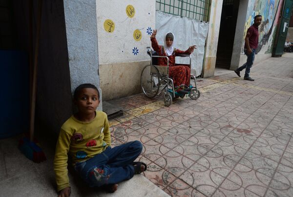 Лагерь беженцев в Дамаске Лагерь беженцев в Дамаске