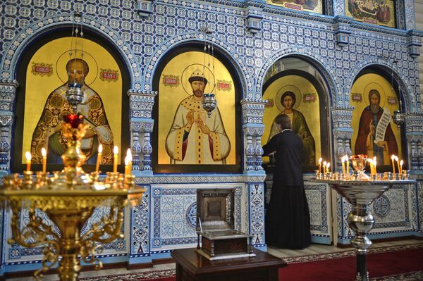 Освящение храма Державной иконы Божией Матери в Свердловской области Освящение храма Державной иконы Божией Матери в Свердловской области