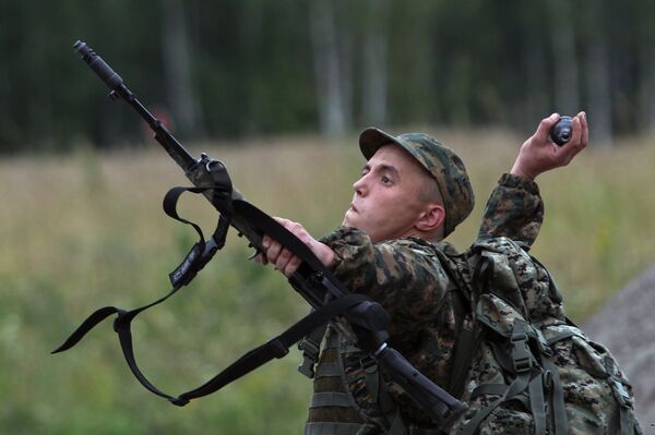 Всеармейский конкурс Отличники войсковой разведки в Новосибирске