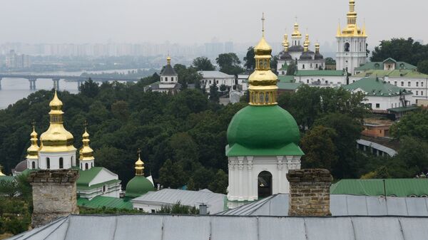 Молебен на Владимирской горке в честь 1000-я крещения Киевской Руси