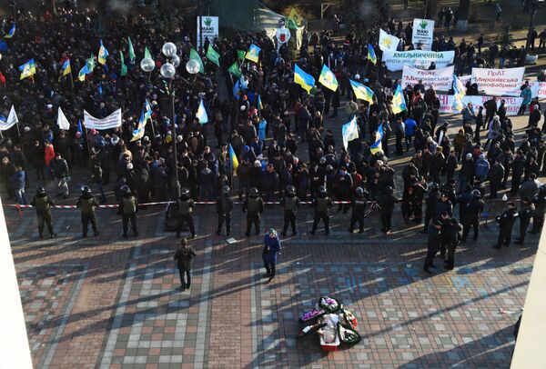 Всеукраинская аграрная забастовка под лозунгом: Не дадим уничтожить Украину! Нет села - нет государства!
